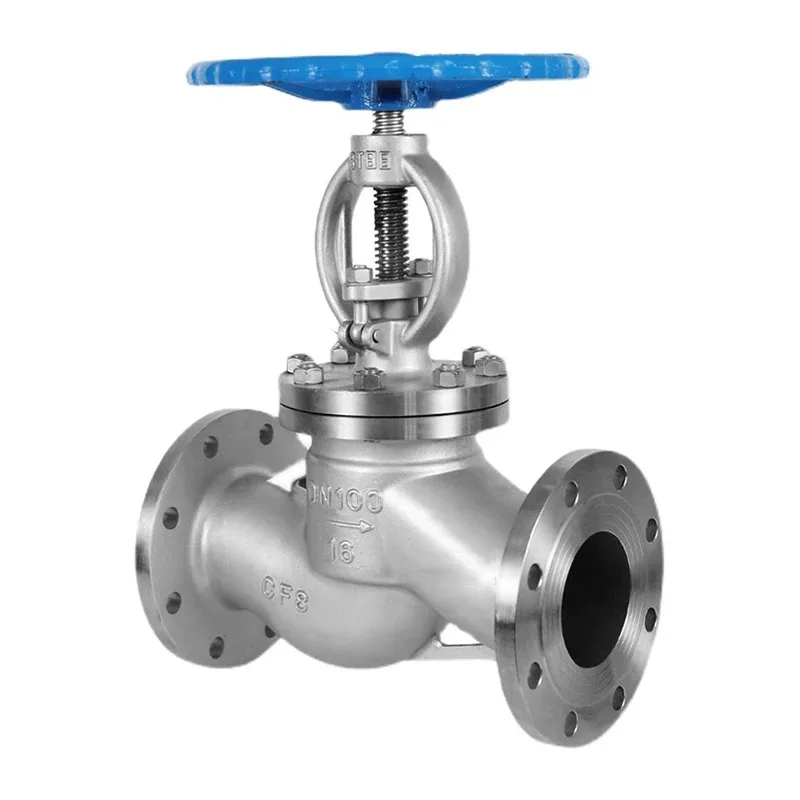2-Inch Manual Stop Structure Globe Valve With Quality Assurance Hard Seal For Water Customizable OEM Flange