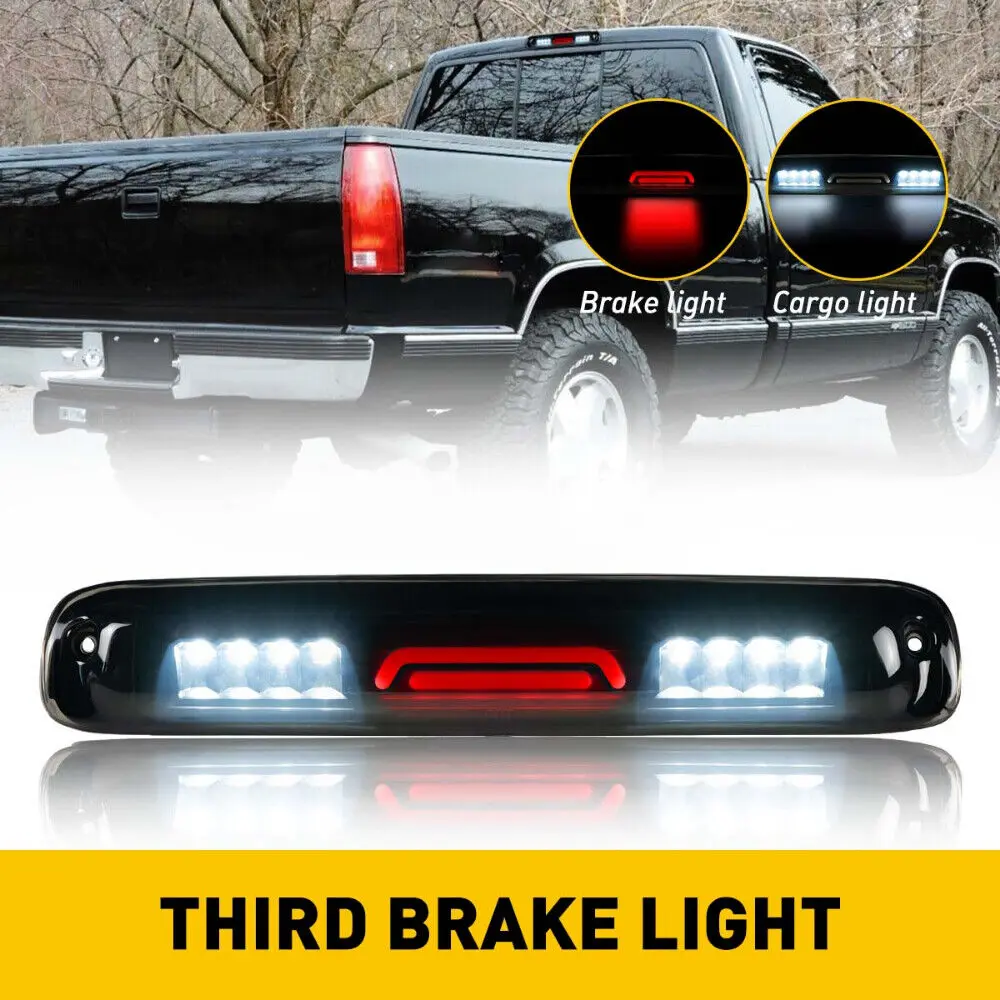 

LED Third 3rd Brake Light High Mount Rear Cargo Stop Lamp for Chevy Silverado GMC Sierra 1500 2500 3500 HD Classic 1999-2007