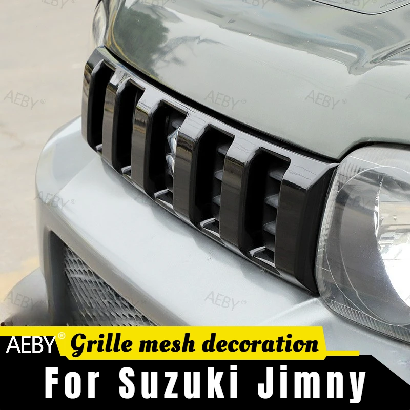 For Suzuki Jimny 2012-2017 Front grille grille headlight cover decoration,Protected against scratches,car front decoration