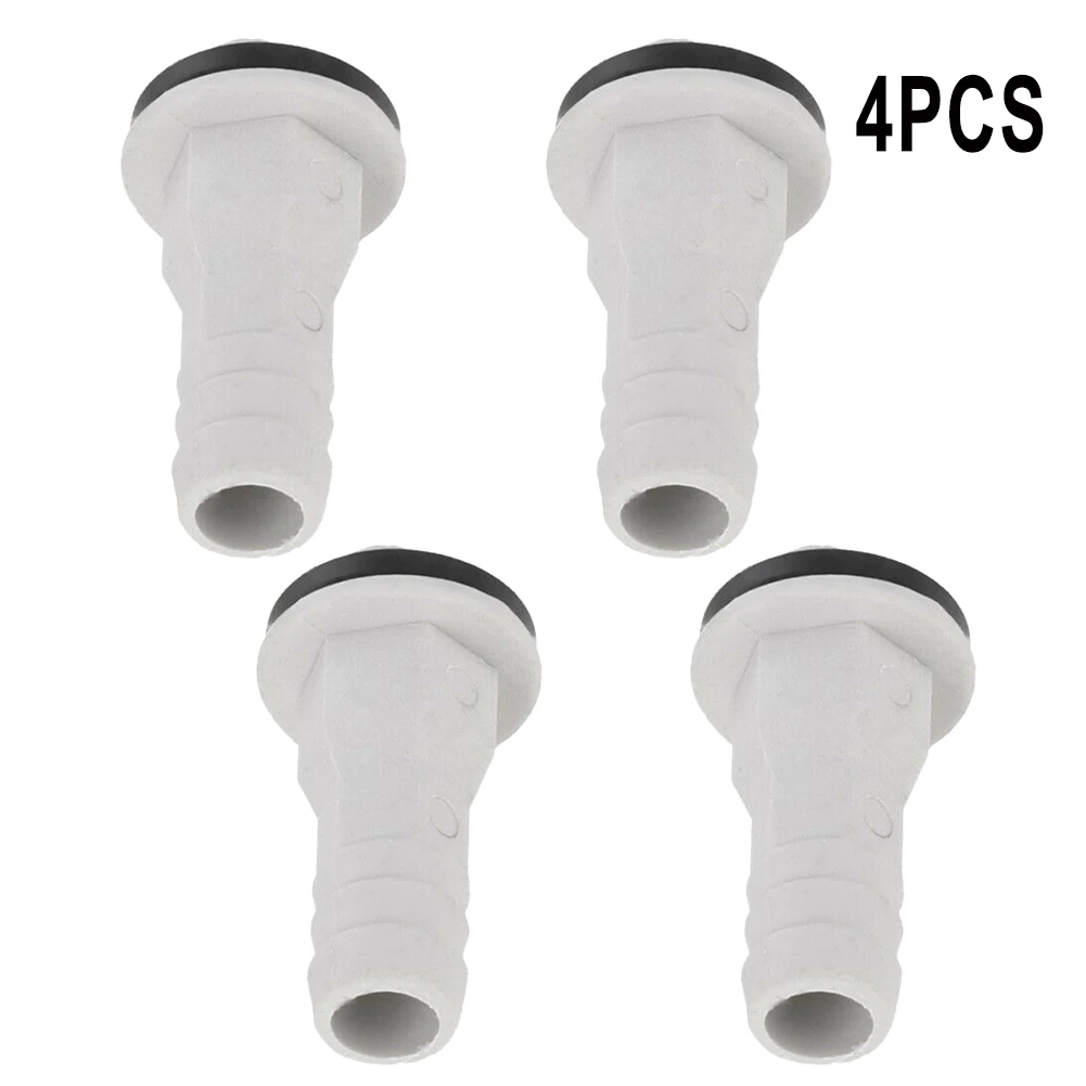 Air Conditioner Drain Hose Connector Straight Fitting Practical Replacement Part 0 6 inch Connection Hole Size
