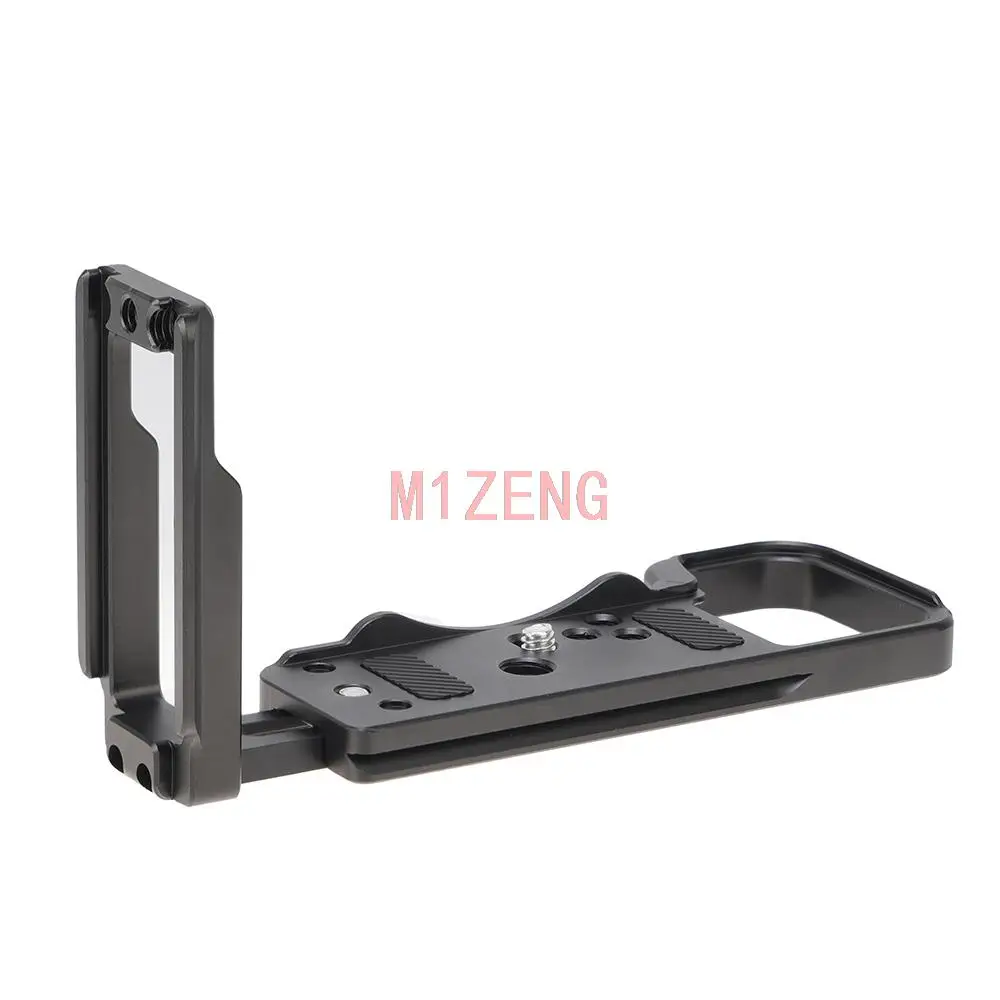 A7C Extended Adjustable Quick Release L Plate/Bracket hand Grip with hotshoe adapter for Sony A7C camera Arca-swiss RRS dji RS3