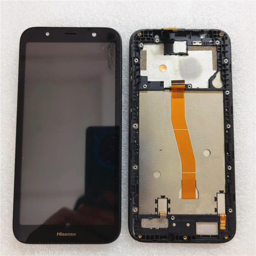 Reemplazo del ensamblaje del digitalizador del sensor de la pantalla táctil de la pantalla LCD Pop, apto para Hisense E20, U40, HLTE103E