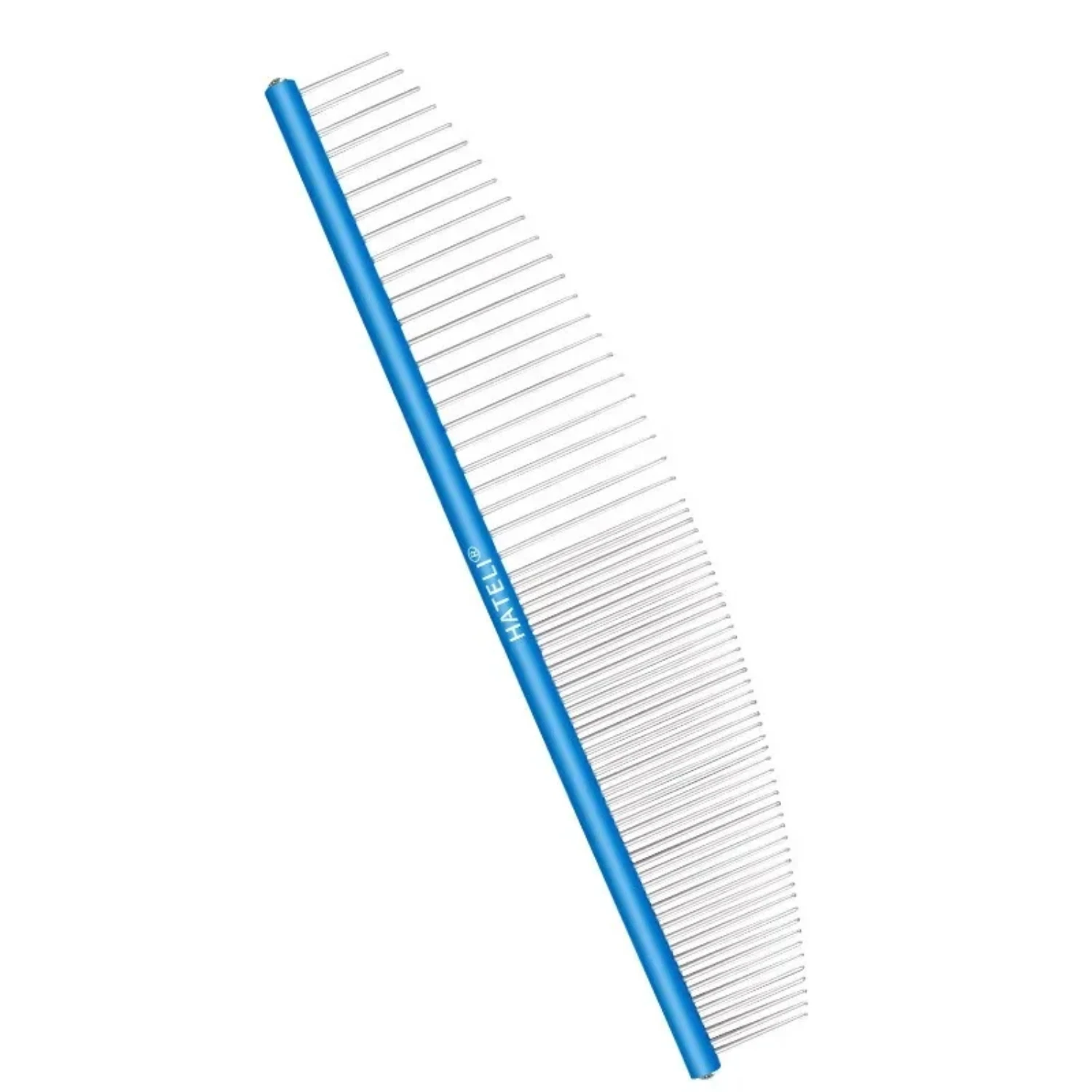 Ultra-light, high-end Aviation Aluminum Crescent Stylist Pet Grooming Single Comb Brush for Dogs