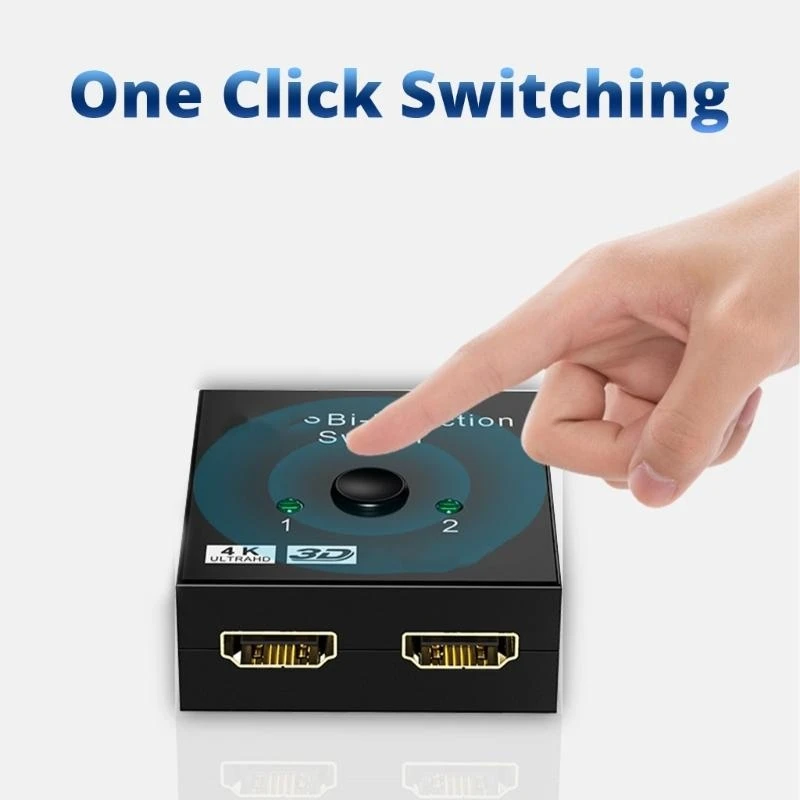 4K HDMIS Splitter Switcher HDMIS bidirezionale per proiettori Impostazioni visualizzazione 83CF