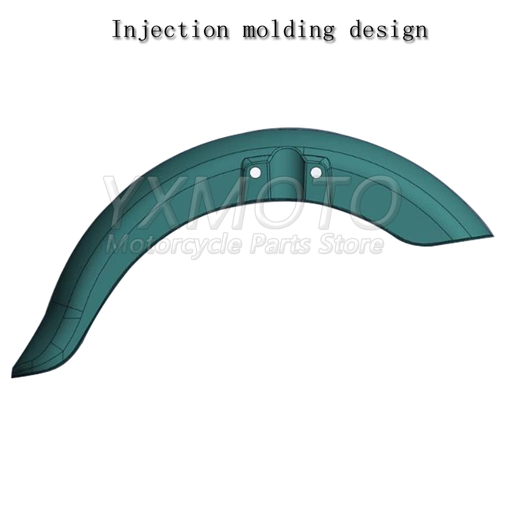 Motorcycle modification with extended front mudguard mudguard mudguard suitable for the  TR300