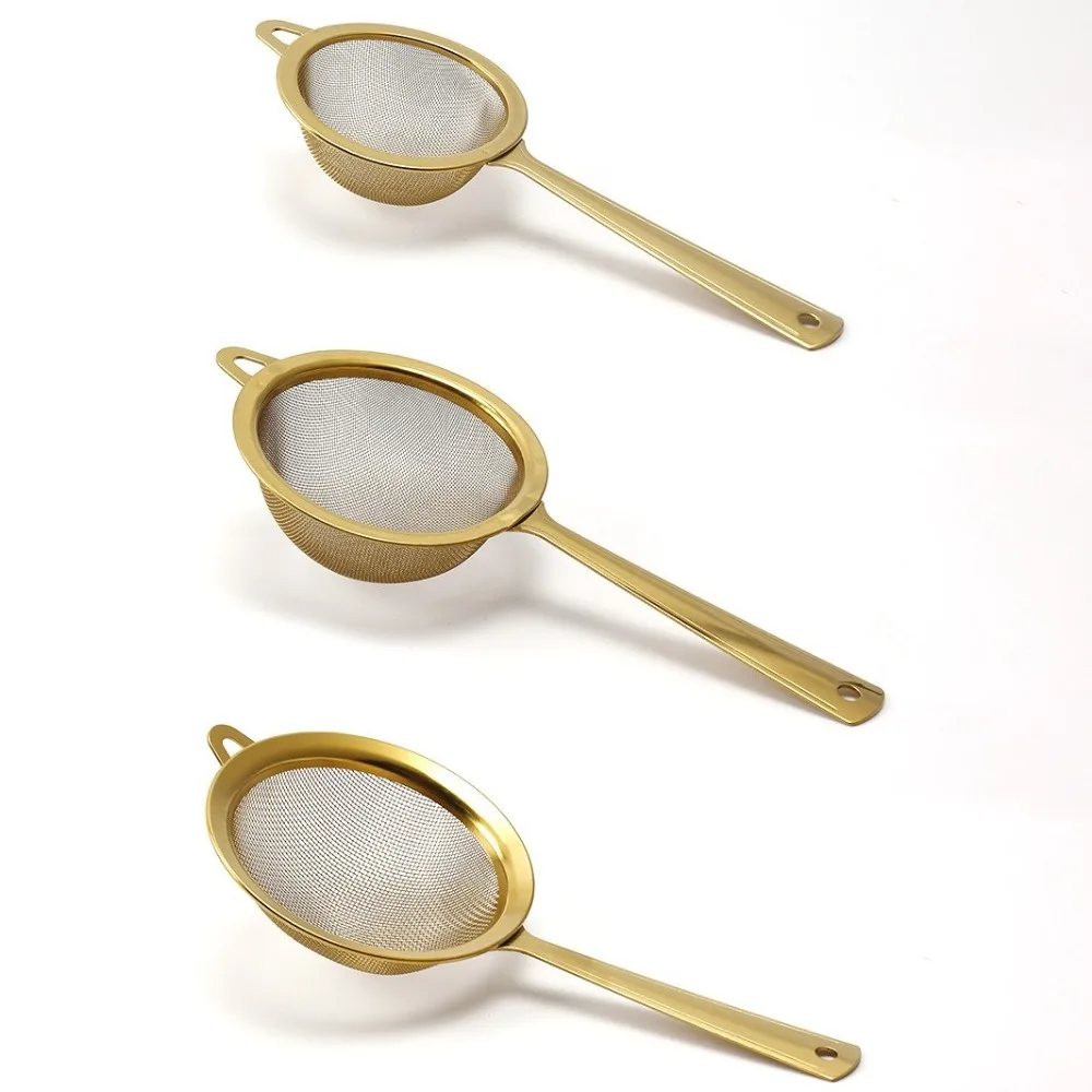 New Stainless Steel Matcha Sifter Easy to Clean Rust-Proof Tea Strainer Small Very Fine Mesh Cocktail Sieve for Kitchen