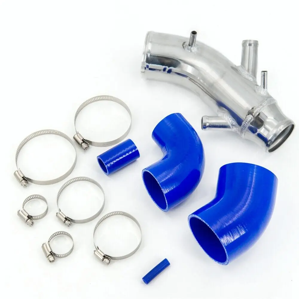Kit de tuyaux d'admission d'air froid en aluminium haute performance avec flexibles en silicone pour Audi TT 1.8T Mit 225 Blue Auto Parts