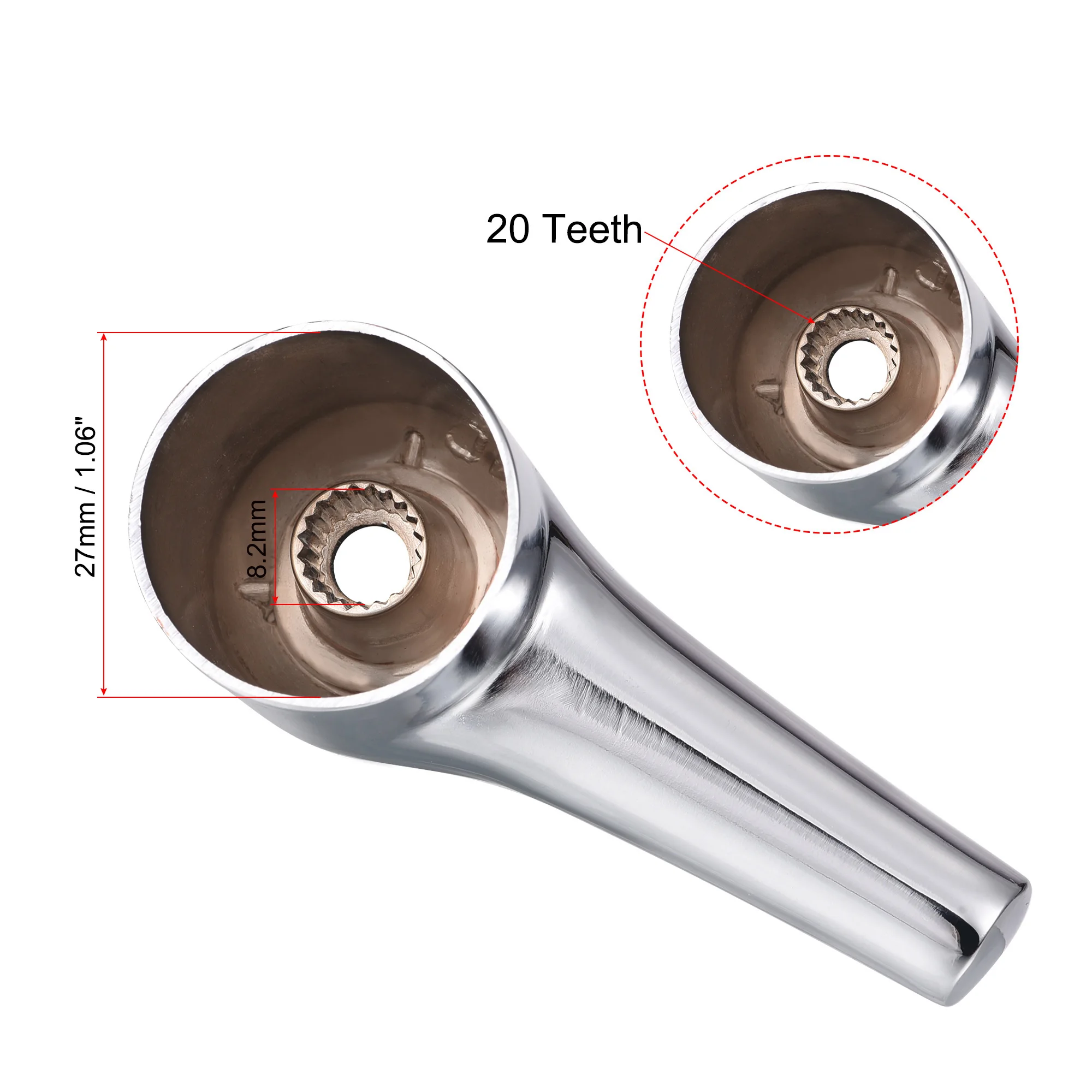 Maniglia leva rubinetto Uxcell, sostituzione maniglia monocomando in lega 71x35x29mm