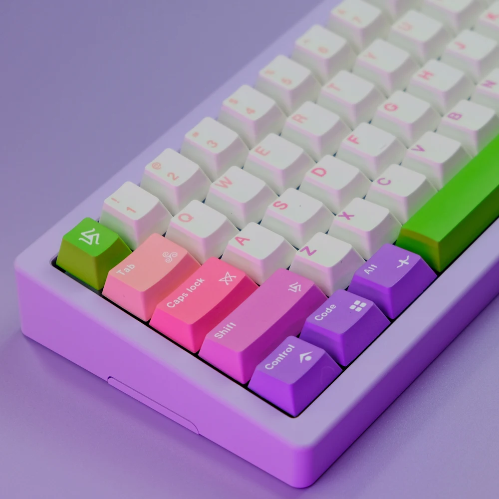 129 Keys GMK Elves Gradient Keycaps Set Cherry Profile PBT Dye Sublimation Keycap For Cherry MX Switch Mechanical Keyboard Caps
