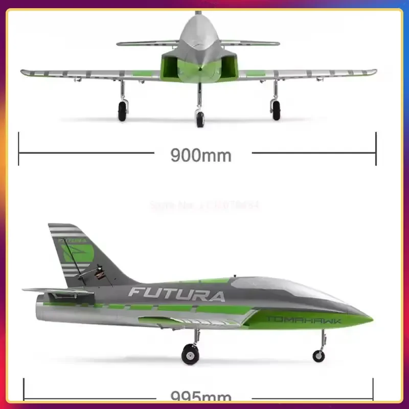طائرة Fms Rc 64 مللي متر فوتورا توماهوك مع اللوحات مدرب رياضي مروحة أنبوبية Edf Jet 3 ألوان نموذج طائرة هواية طائرة Avion Pnp