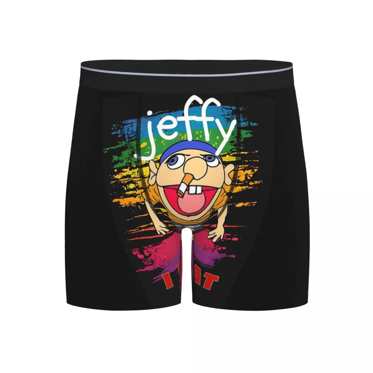 

Long Boxer Underpants Shorts SML Jeffy Panties Men's Comfortable Underwear for Homme Man Boyfriend Gift
