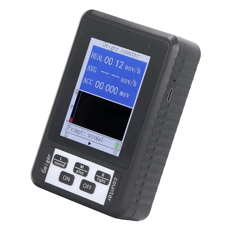 Nuclear Radiation Detector, Portable Geiger Counter, Beta Gamma X-Ray Monitoring Meter