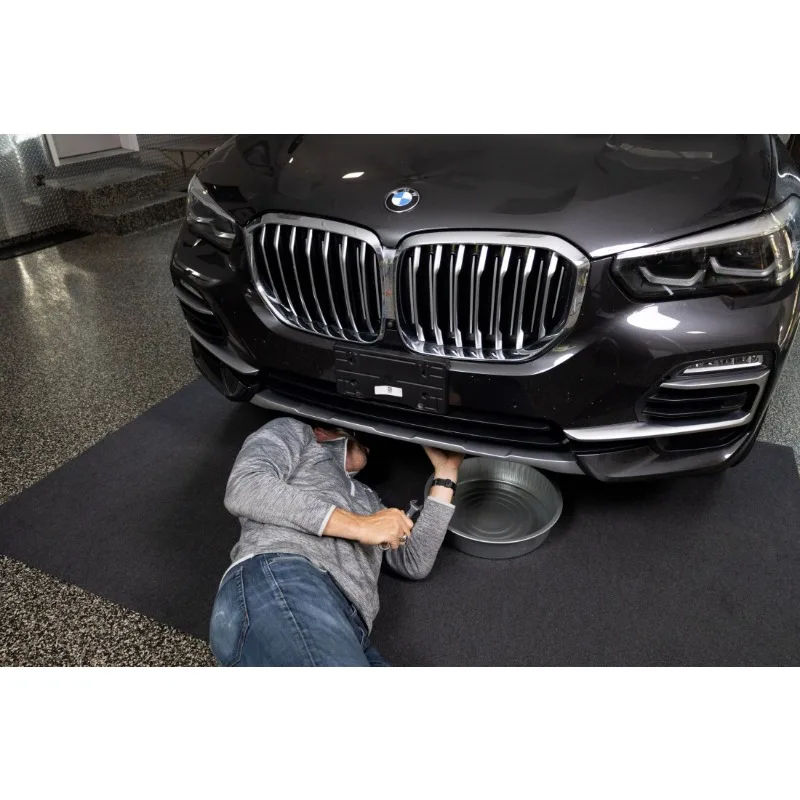 Robuste Garagenmatte; 8 Fuß lang x 5 Fuß. Breit – GMCW852PDQ – Wasserdichter Bodenbelagschutz.