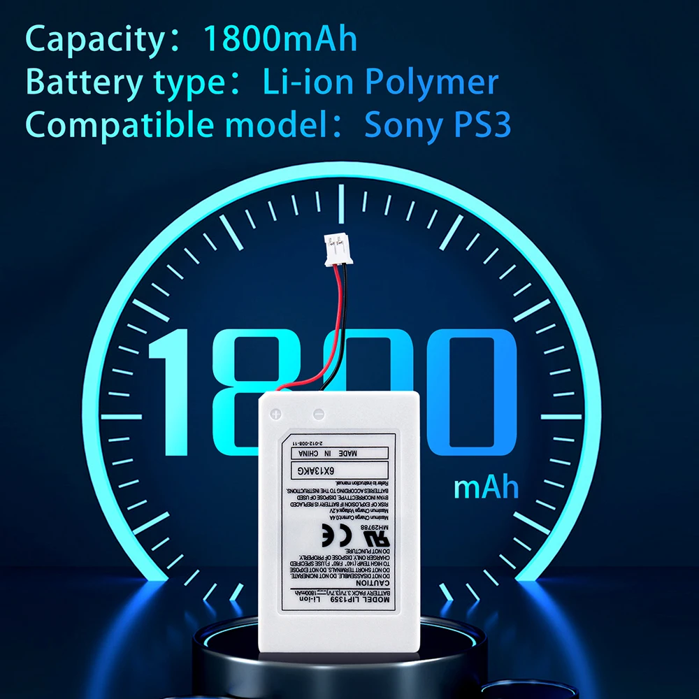 أوستنت بطارية ليثيوم قابلة للشحن ، استبدال لسوني PS3 ، بلاي ستيشن 3 ، وحدة تحكم لاسلكية ، 3.7 فولت ، 1800mAh ، LIP1359 ، 2 قطعة ، 4 قطعة ، 10 قطعة