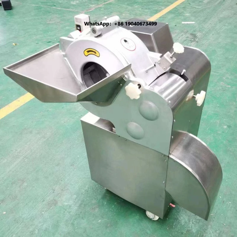 High Capacity Commercial Stainless Steel Automatic Fruit Vegetable Cutting Machine Slicer Cube Large for Lamb Cassava  XH