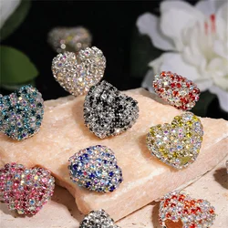 ST49 Cute Heart Sugar Beads Acrylic DIY Phone Chain Bead Jewelry Accessories Loose Pen Beads Gifts Girl Wholesale