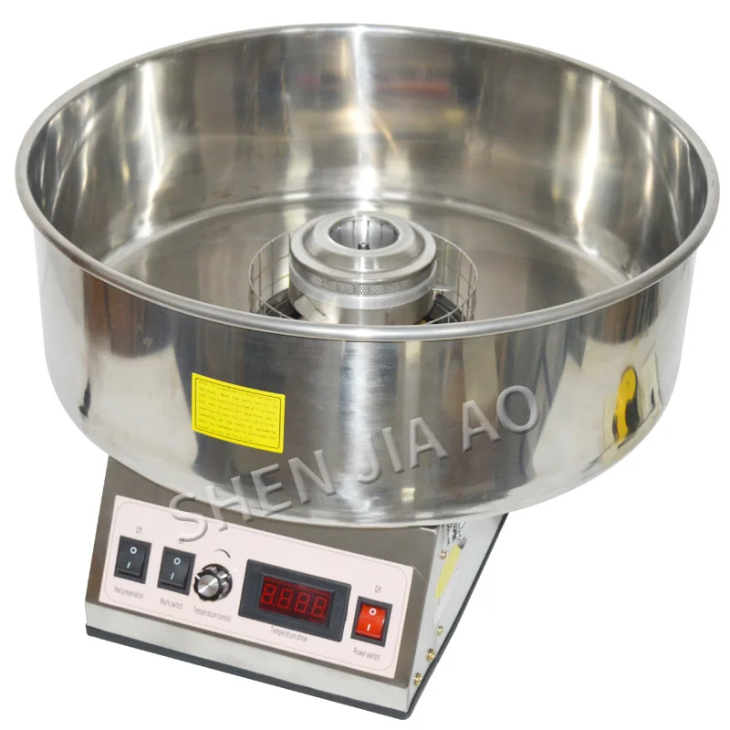 صانع حلوى القطن التجارية حلوى الحلوى الكهربائية لتقوم بها بنفسك خيط السكر زهرة نوع آلة حلوى القطن الفولاذ المقاوم للصدأ 110 فولت 220 فولت