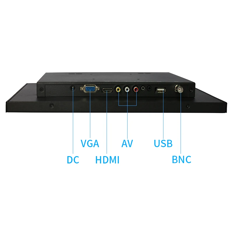 ZHIXIANDA Small Lcd Screen 14.1 Inch Widescreen 1280x800 Industrial Monitor With Multi Interface AV/BNC/VGA/HDMI/USB