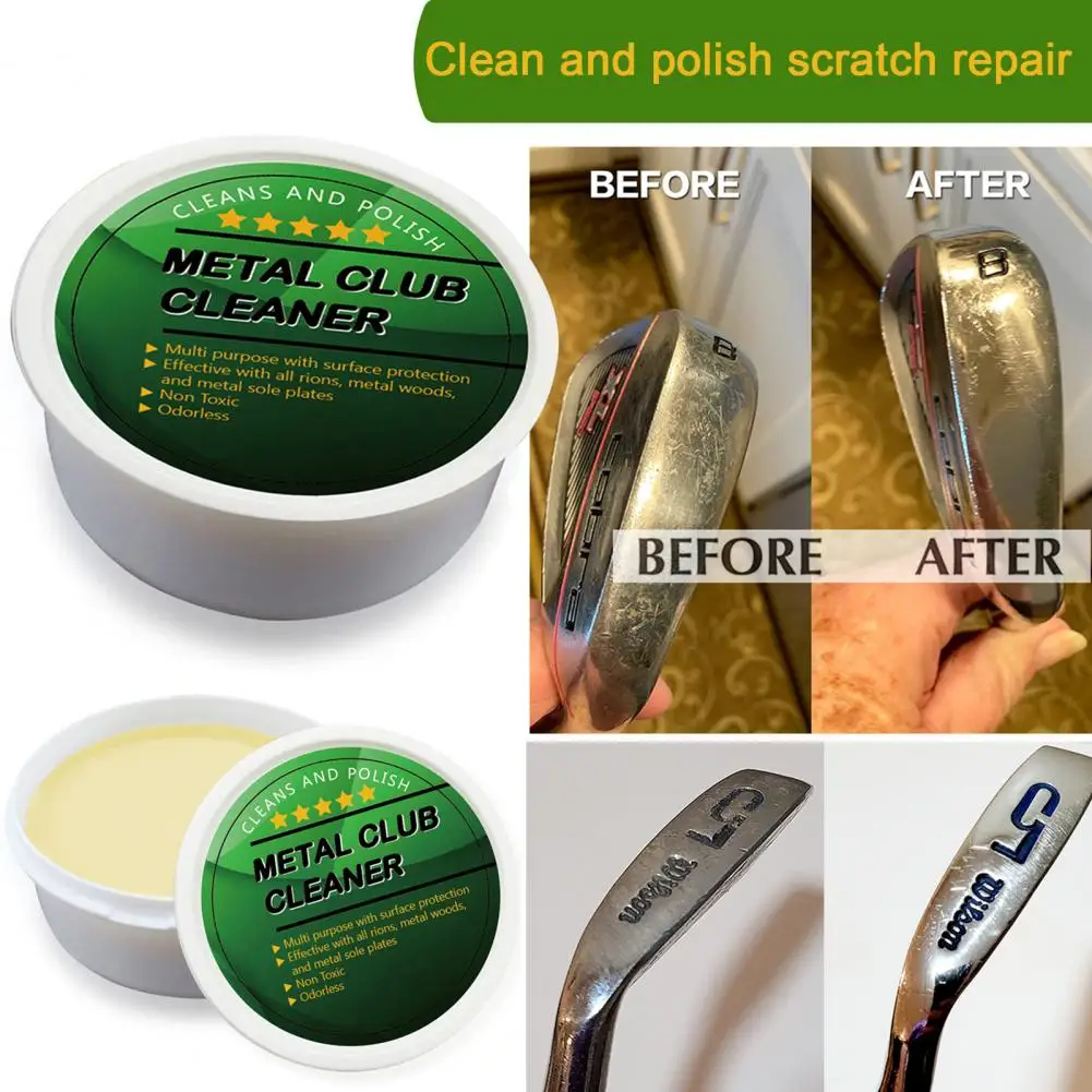 Golf Metal Club Cleaner Rust Remover Golf Iron Polishing Kit Wedges Putters Brush Cleaner Sponge GolfAccessories GolfClub Care
