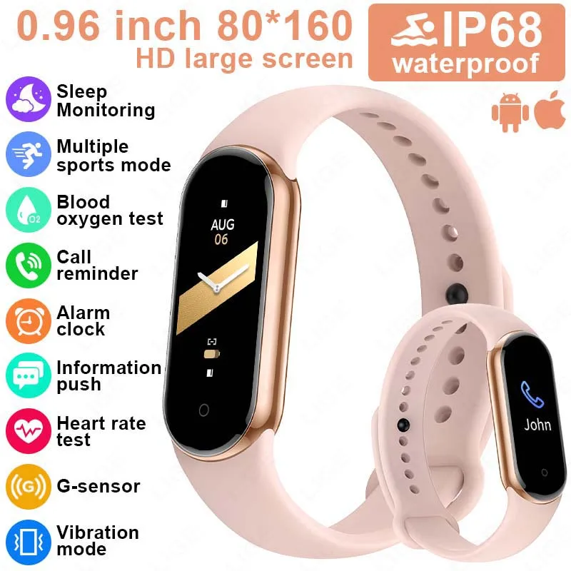 

LIGE Смарт-браслет женские умные часы мужские пульсометр кислород в крови водостойкие спортивные умные часы-браслет женские новые для Android IOS