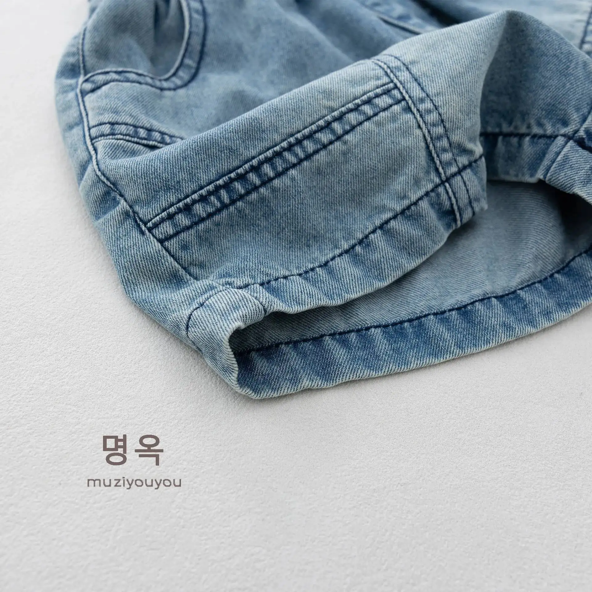 Frühling Sommer Kinder Denim-Shorts 1-8 Jahre Jungen Mädchen Patchwork Kurze Jeanshosen Koreanische Kleinkinder-Bekleidung Kinderkleidung – Detail 9
