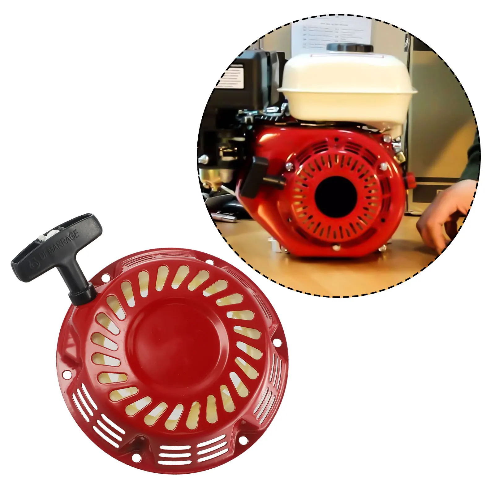 Reliable Replacement Recoil Pull Starter for Honda for gx120 for gx160 GX168 for gx200 Generator Fits Generators and Go Karts