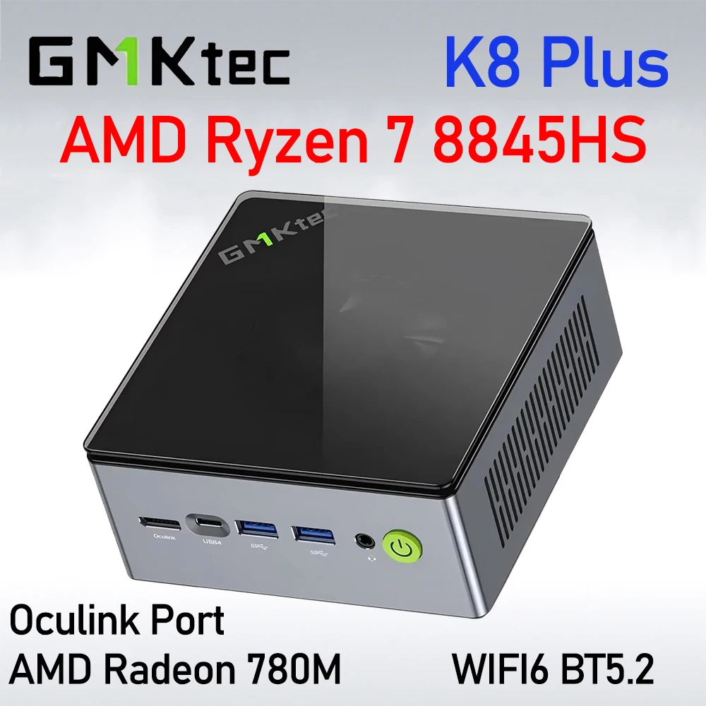 GMKtec K8 Plus AMD Ryzen 7 8845HS MINI PC Oculink Windows 11 Pro