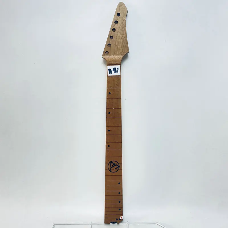 YN967 Roasted Maple Neck Unfinished J&D Original Electric Guitar 24 Frets Fingerboard Damaged Right Hand Special Sales