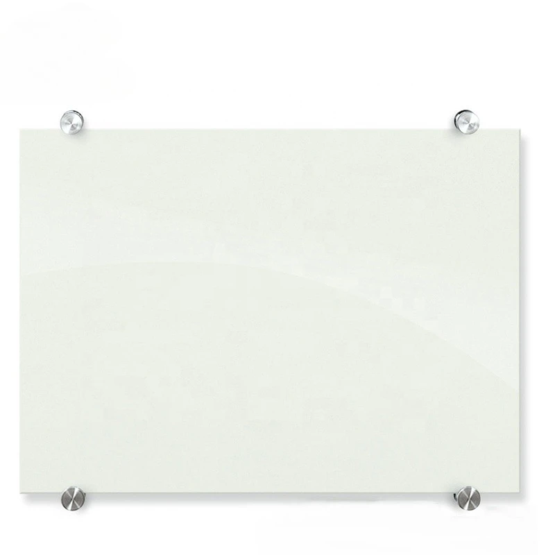 120X 180 cm glossy magnetic frameless glass dry eraser board with pen and eraser