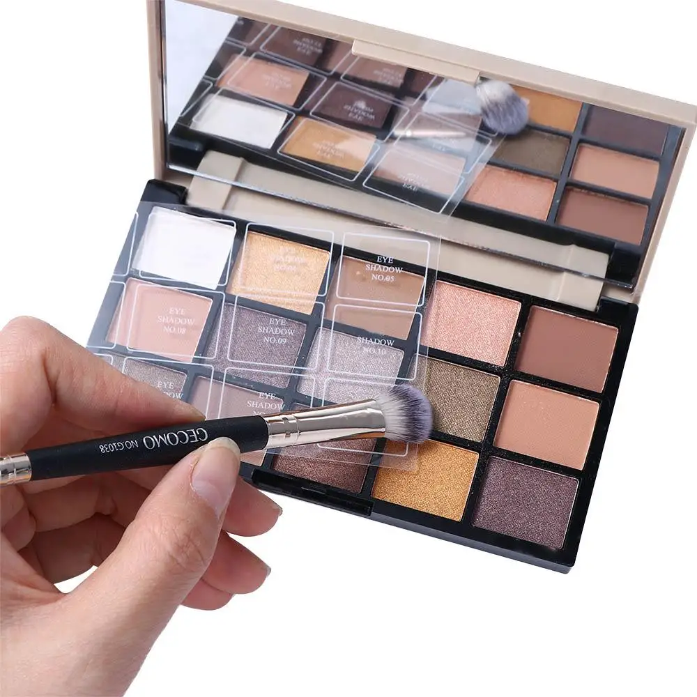 Pędzel do cieni do powiek z wygodnym uchwytem, naturalny efekt rozmazywania, dwustronny, pędzel do cieni, pędzel do kosmetyków do oczu, pędzel do rozmazywania makijażu