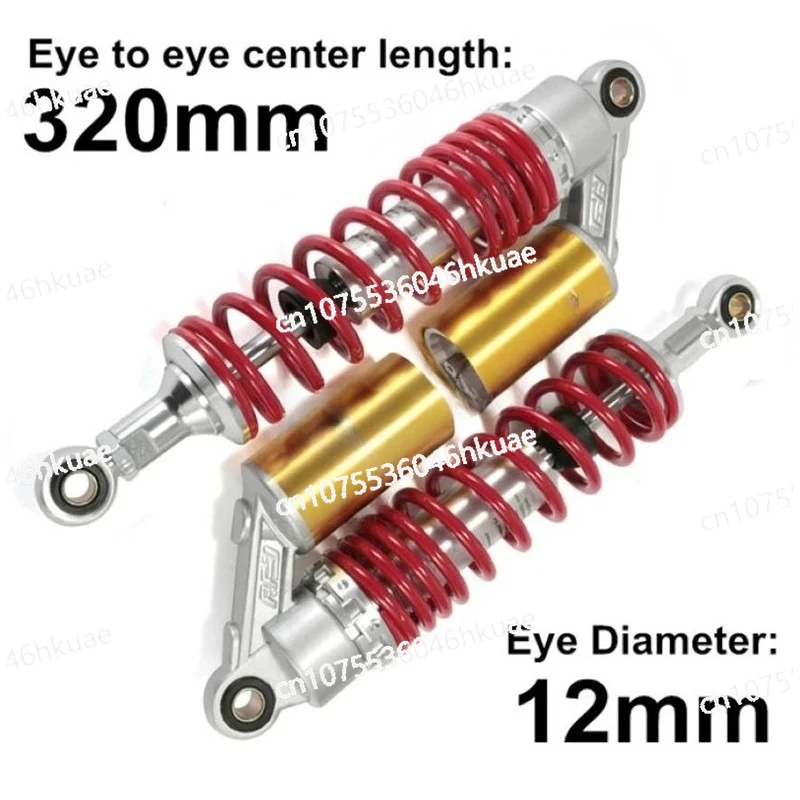 

Hydraulic Adjustable Shock Absorber for Motorcycle Buffer, 320mm Modified CB400 Nitrogen Balloon Shock Absorber,