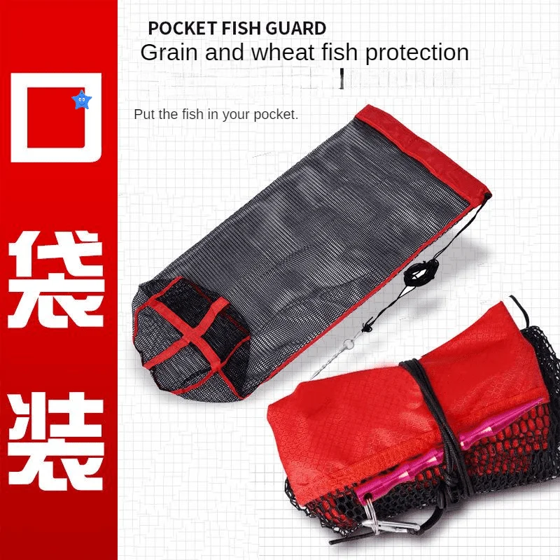 1 x Fishnet, easy to carry. Invisible, collapsible, water fishing, nets, carp, perch Complimentary ground plugs, grommets