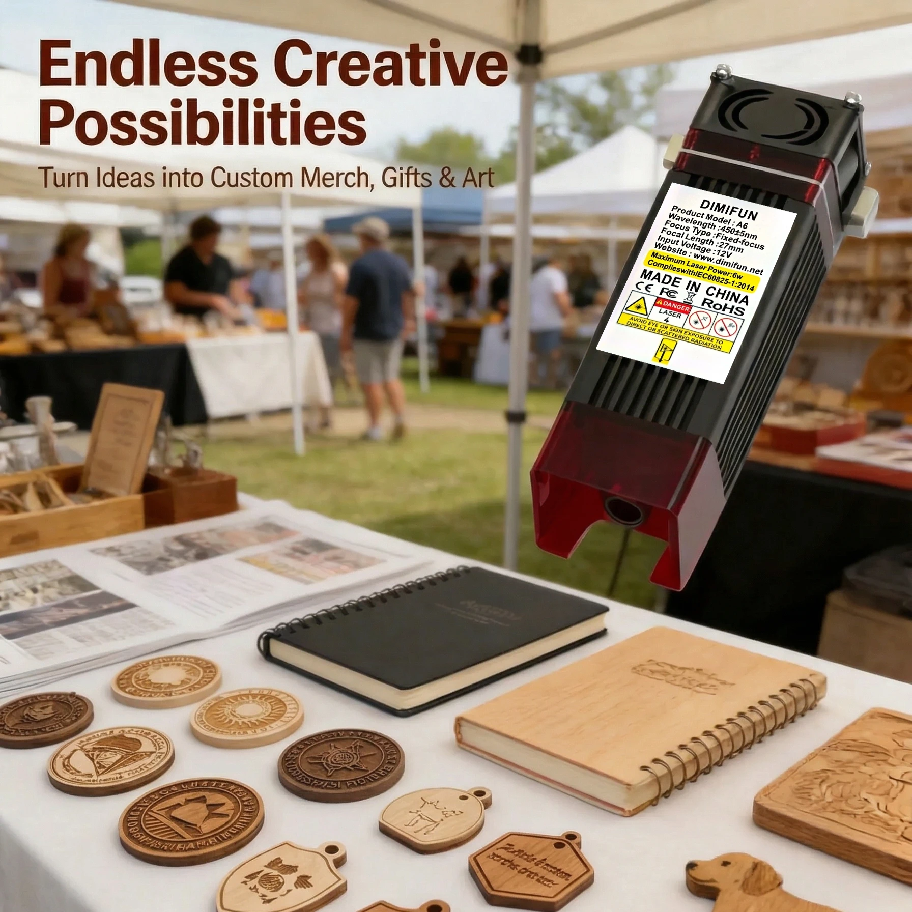 Dimifun A6 6W 450±N…