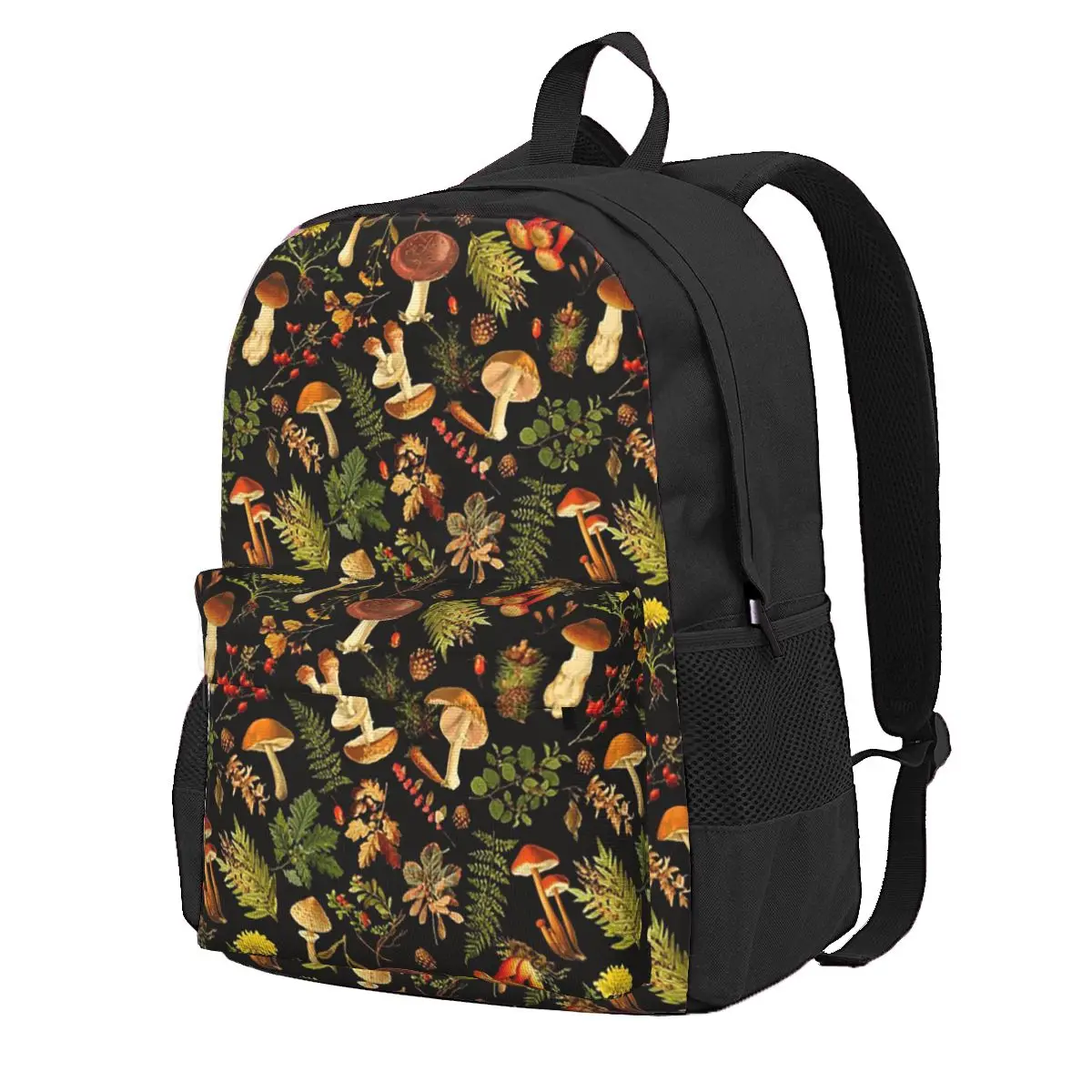 Harvest Botanical Night Garden Student Backpack School Bag  for Boys Girls Fashion Bookbag Shoulder Bags