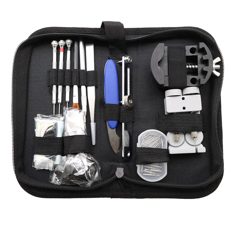 시계 수리 세트 키트, 시계 조정 도구 키트, 시계 배터리 교체 도구, 시계 백 리무버 도구, 용수철 바 도구, 133 개