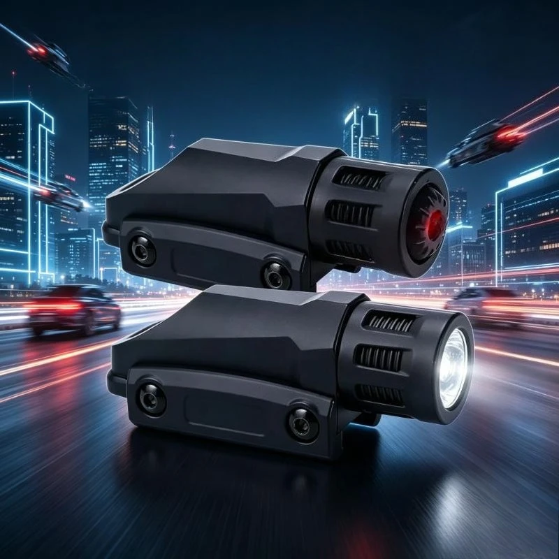 

2026 Upgraded Metal Infrared Laser Scope for Model Gun Luminous Flashlight Adjustable Fitting Accessories