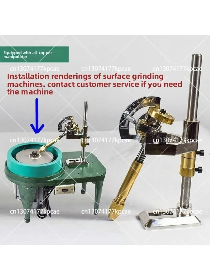 Gemstone Angle Polishing Machine, Faceting and Buffing Tool for Jade Agate Opal and Precious Stone Bevel Grinding