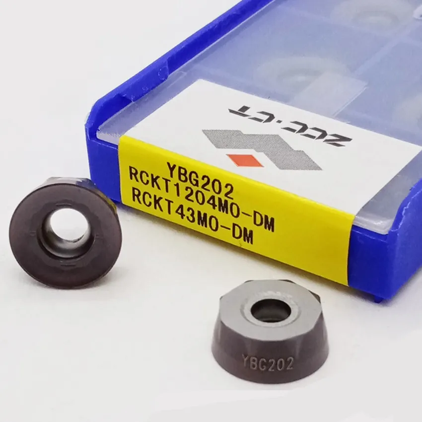 RCKT1204MO-DM YBG202/RCKT1204MO-DM YBG302/RCKT1204MO-DM YBM251/RCKT1204MO-DM YBM351 R6 ZCC.CT CNC carbide inserts 10pcs/box