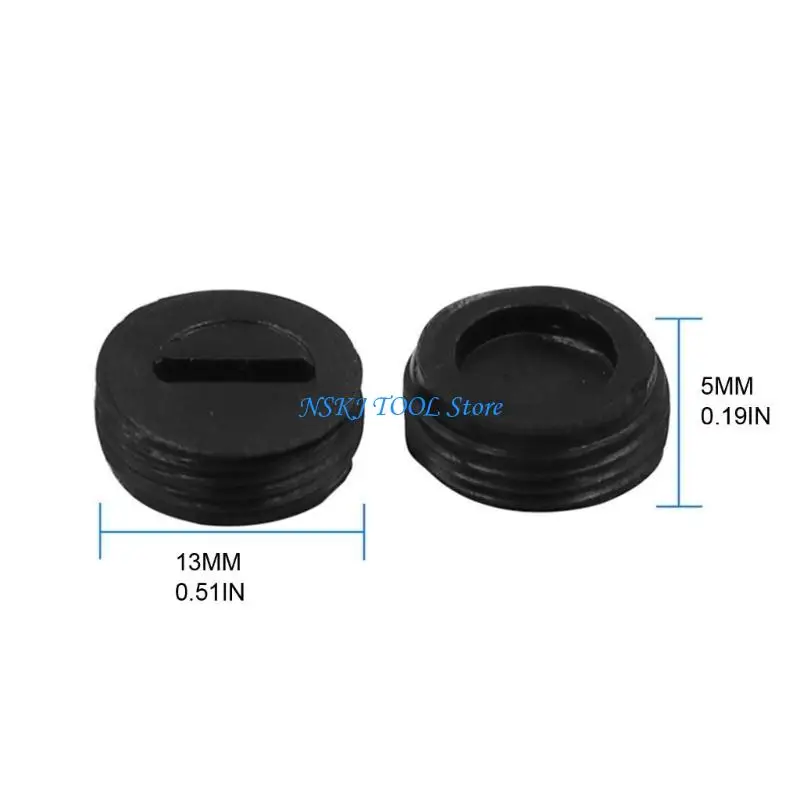 L8RC 50x أسود فرشاة الكربون البلاستيكي سوداء مع موصلات محددة للمطرقة #6