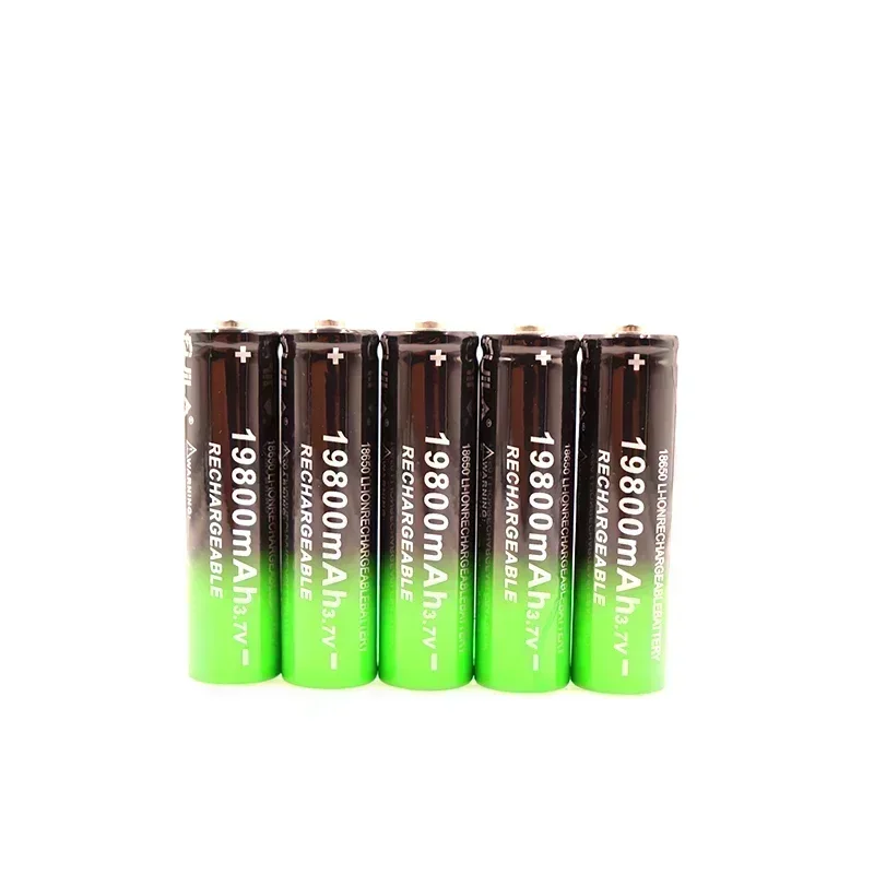 18650 Battery High Quality 19800mAh 3.7V 18650 Li-ion batteries Rechargeable Battery For Flashlight Torch + Free shipping