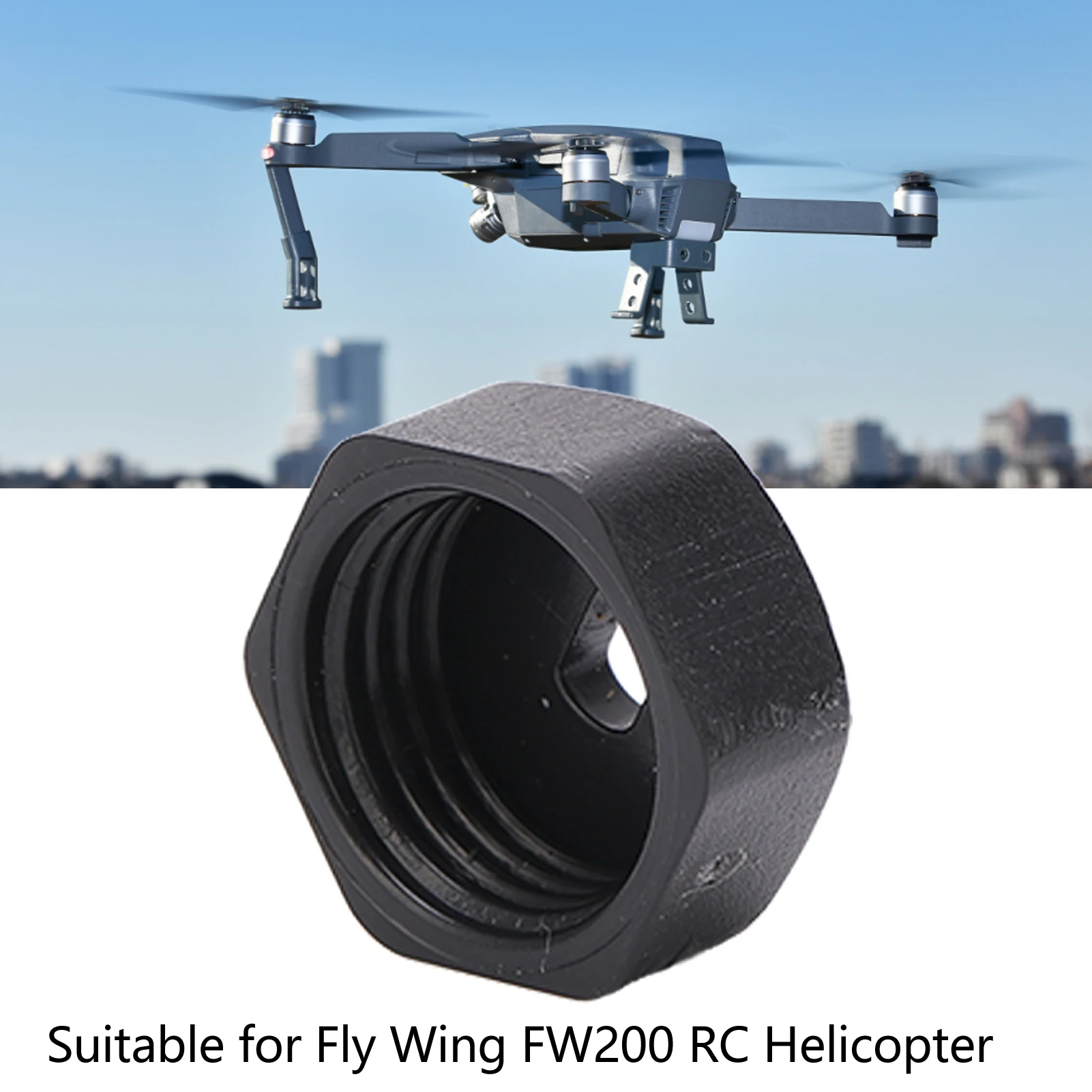 

Helicopter Motor Nut Replacement Helicopter Motor Nut Safe Portable Motor Nut Parts for Fly Wing FW200 RC Helicopter Black