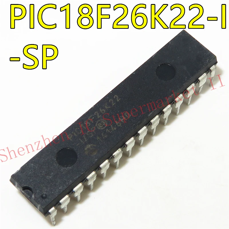 New&original PIC18F26K22-I/SP DIP28 28/40/44-Pin, Low-Power, High-Performance Microcontrollers with nanoWatt XLP Technology