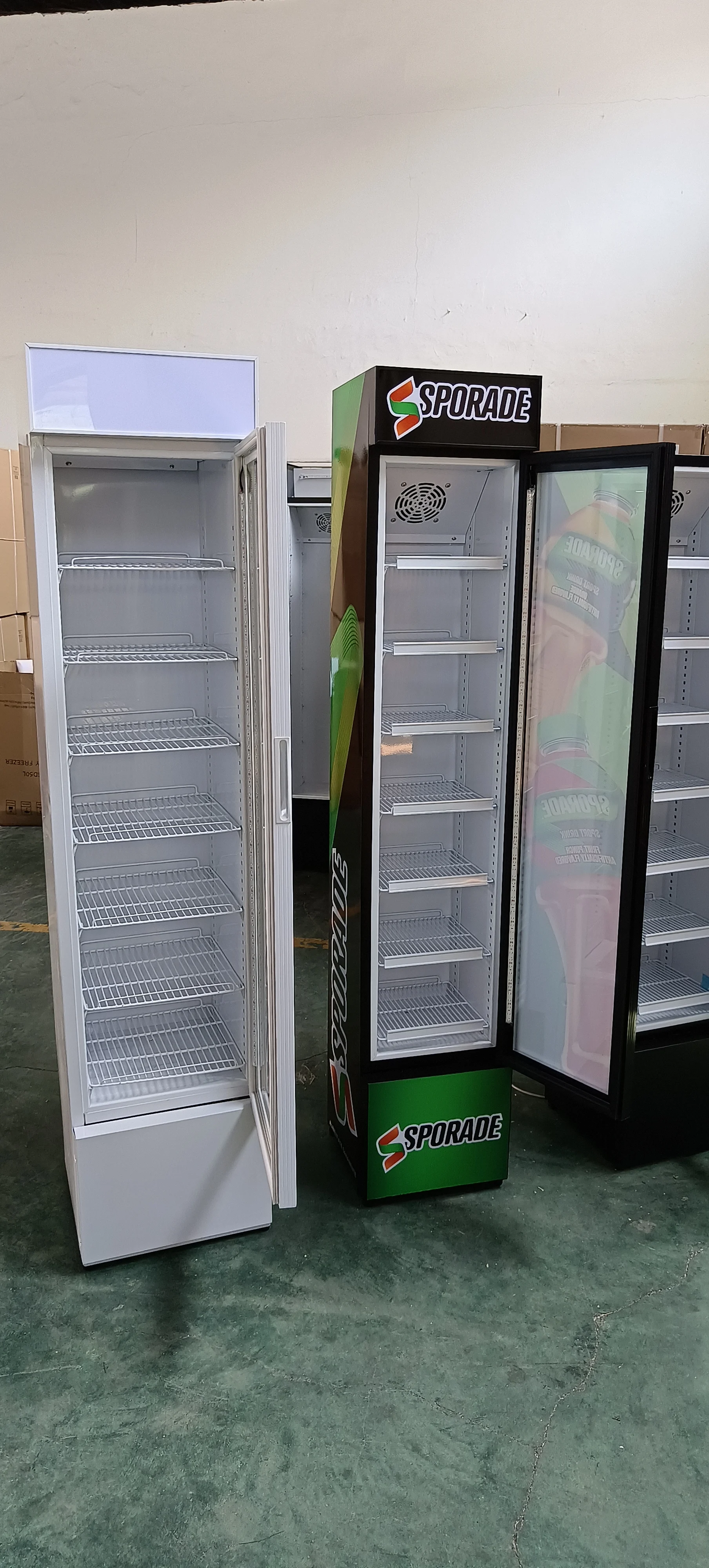 Auto-defrost lockable commercial refrigerator 150 liter tall fridge home large upright refrigerator