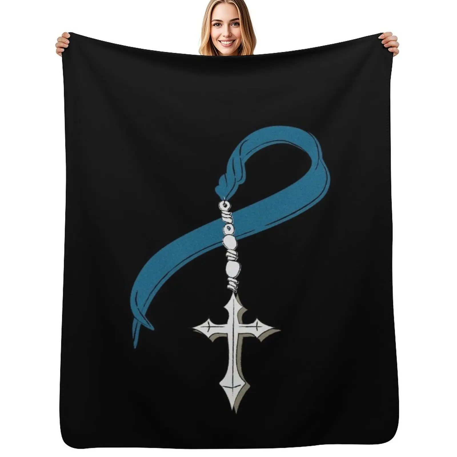 Colon Cancer Warrior Throw Blanket Nap Thins Giant Sofa Bed linens Camping Blankets For Bed Blankets