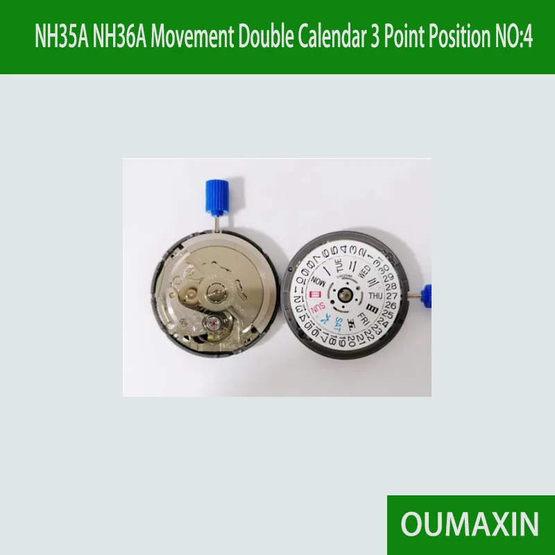 Japanese original NH35A NH36A movement fully automatic mechanical watch movement NH35 NH36 Seiko brand new movement