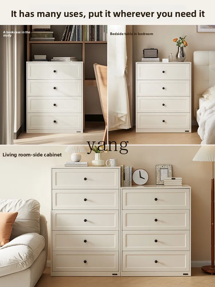 LH living room home storage storage wall chest of drawers bedroom bedside three bucket cabinet