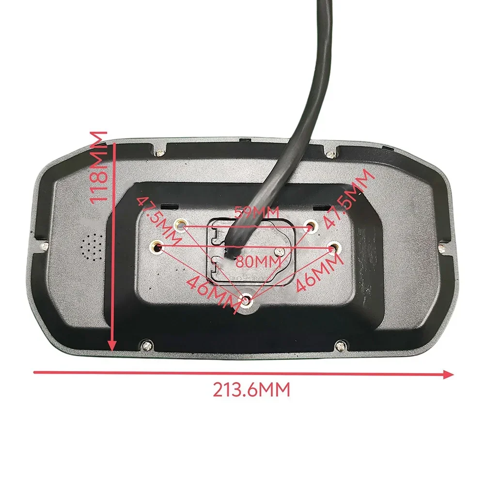 48V 60V 72V Ebike LCD Display Meter Control Panel Speedmeter Screen For Ebike Electric Bike Scooter Motor Dashboard Accessories