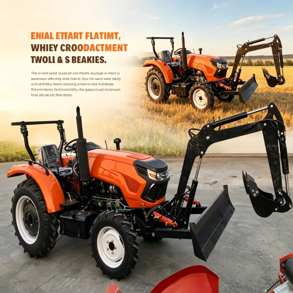 60PK 4WD Orchard Farm Tractor - Agriculture.Farming Design recensie en prijs