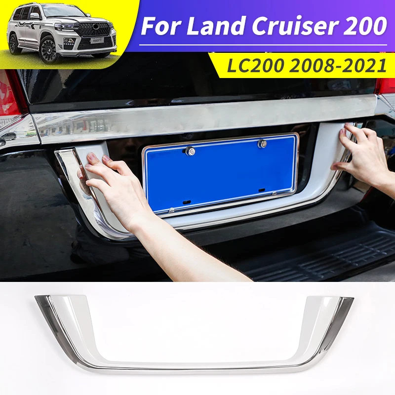 

For 2008-2021 Toyota Land Cruiser 200 LC200 J200 Tailgate Decorative Strip Modification Exterior Decoration body kit Accessories