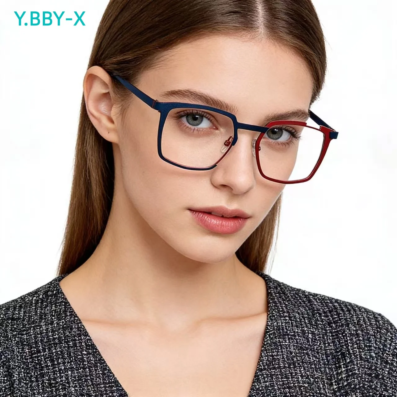 

Y.BBY-X Retro Metal Glasses Frame Hand Made Glasses Women Men Presbyopic Eyeglasses Fashion Eyewear